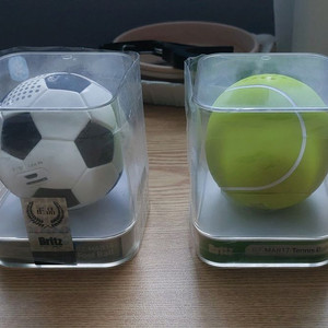 Britz 블루투스 스피커 2종 (풋볼, 테니스볼) 미사용 새제품 이미지
