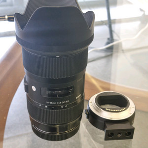 시그마 18-35mm F1.8 EF마운트 + RF어댑터 이미지