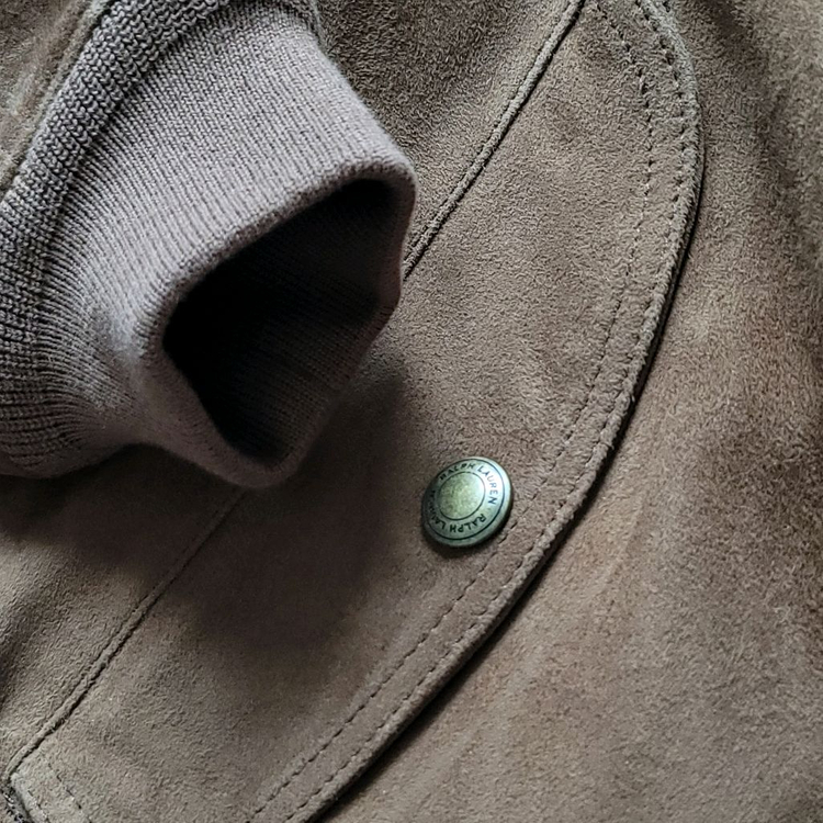 (L) 새상품급 폴로 랄프로렌 RRL 스웨이드 봄버 자켓 이미지