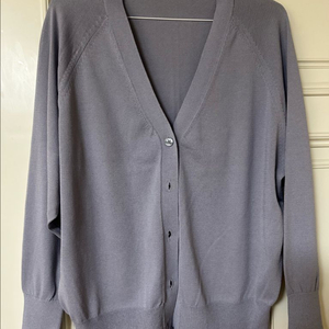 (마지막가격)(새상품)무인양품 면52/폴리에스터48 가디건 이미지