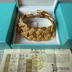 (50돈)순금 팔찌 광폭 팝니다 이미지