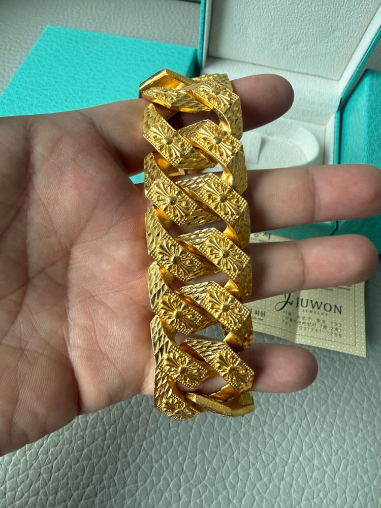 (50돈)순금 팔찌 광폭 팝니다 이미지