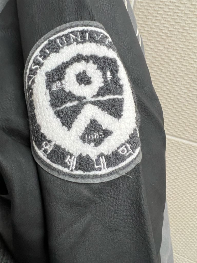 연세대학교 야구 점퍼 이미지