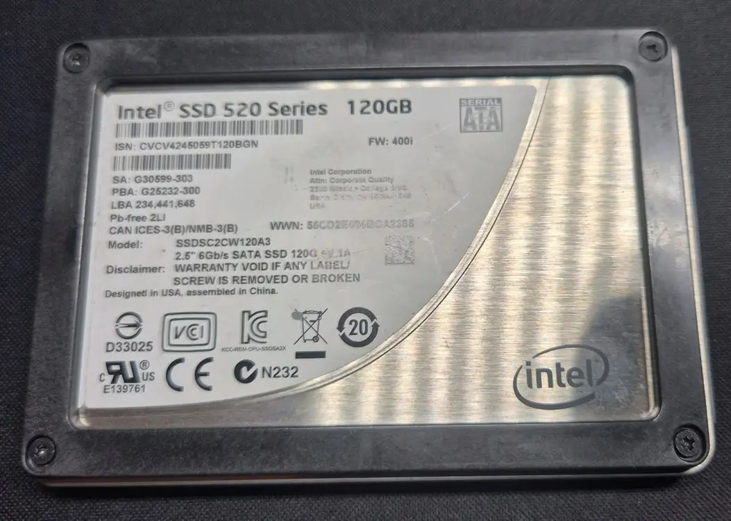 인텔 SSD 520 Series 120GB 판매해요 - 안심되는 중고거래