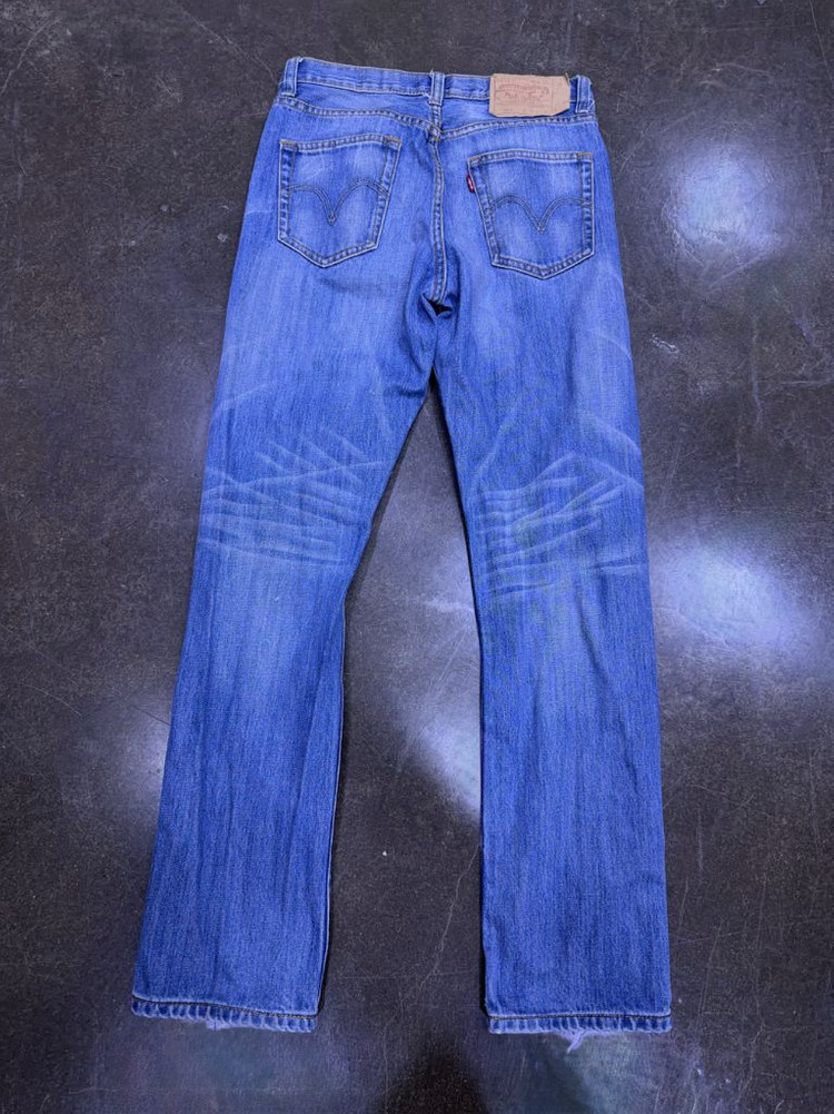 리바이스 501 레귤러핏 빈티지 라인 워싱 데님팬츠 31 이미지