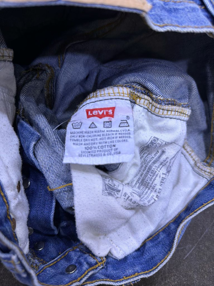 리바이스 501 레귤러핏 빈티지 라인 워싱 데님팬츠 31 이미지