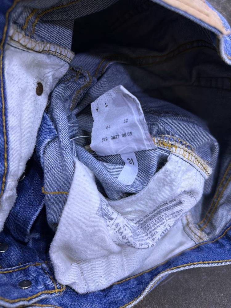 리바이스 501 레귤러핏 빈티지 라인 워싱 데님팬츠 31 이미지