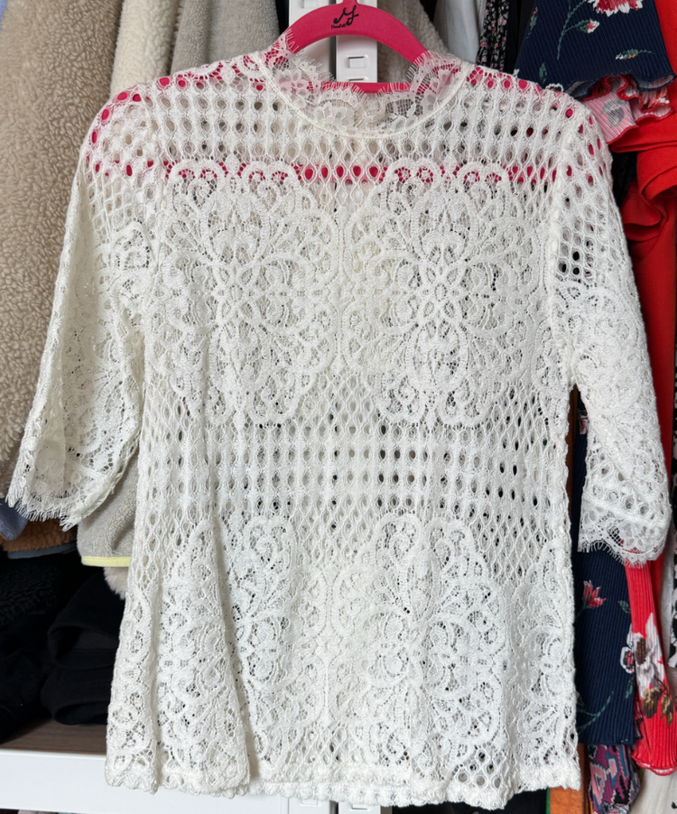 ZARA 자라 레이스 블라우스 새상품 판매 이미지