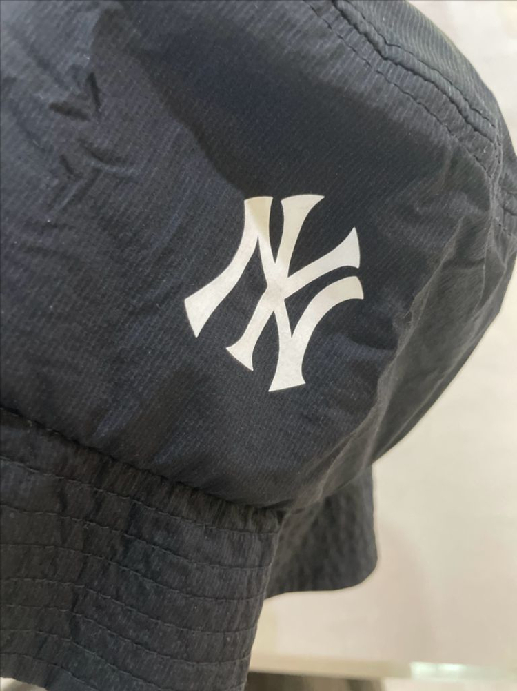 mlb키즈 벙거지모자 56센치 xl 사이즈 블랙 봄 여름용 상태최상 이미지