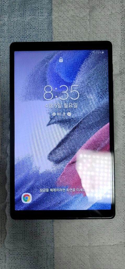 신품과 같은 삼성 갤럭시 탭 A7 Lite 그레이 32GB, 와 무선 미니 블루투스 키보드, 미니 무선 마우스 셋트 이미지