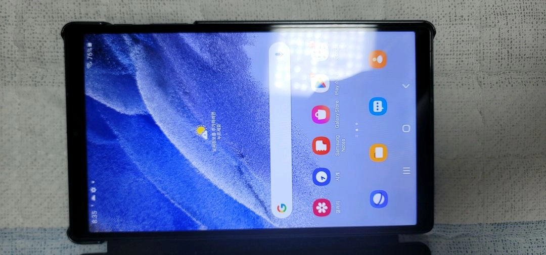 신품과 같은 삼성 갤럭시 탭 A7 Lite 그레이 32GB, 와 무선 미니 블루투스 키보드, 미니 무선 마우스 셋트 이미지