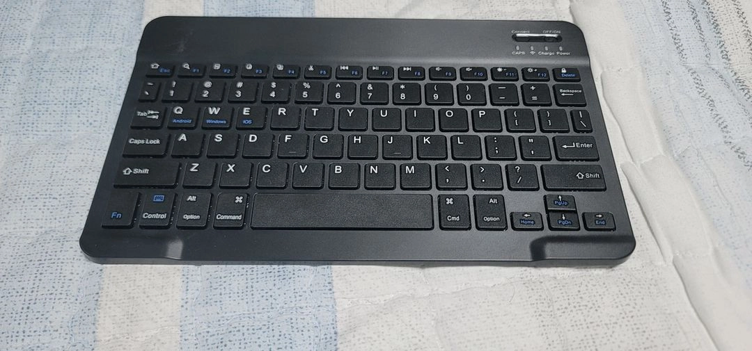 신품과 같은 삼성 갤럭시 탭 A7 Lite 그레이 32GB, 와 무선 미니 블루투스 키보드, 미니 무선 마우스 셋트 이미지