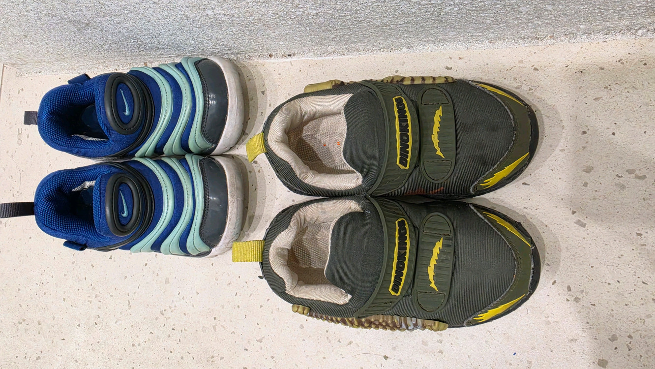 나이키 다이나모 & 다이노솔즈 아동화 운동화 공룡 운동화 이미지