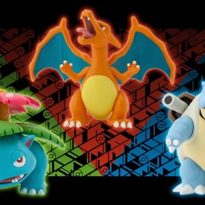 포켓몬스터 포켓몬센터 소프비 피규어 리자몽, 이상해꽃, 거북왕 3종 세트 미개봉 일괄 판매 이미지