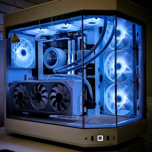 783d.4070s.nzxt화이트커스텀 본체 이미지