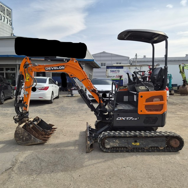 중고미니굴삭기 두산 DX17 2022년 대구위치 중고굴삭기매매 이미지