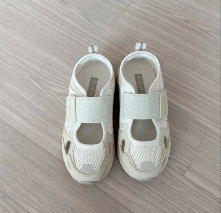 새상품 디스커버리 키즈 샌들 베이지 200 이미지