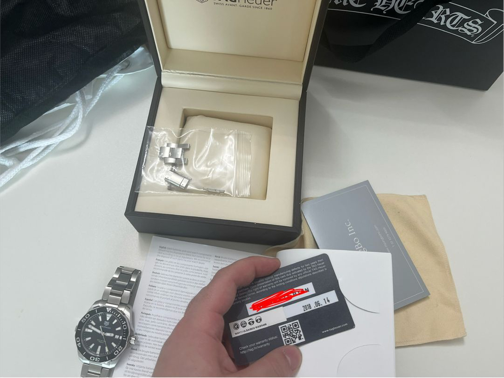 태그호이어 아쿠아레이서300 쿼츠 검판 41mm 이미지