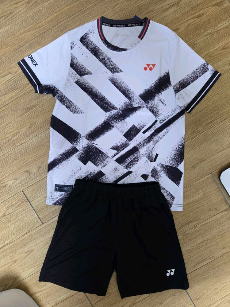 요넥스 운동복 배드민턴 유니폼 스포츠 의류 배드민턴복 상하의 한벌세트 판매 이미지