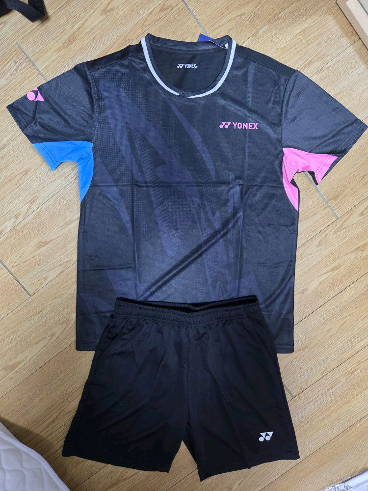 요넥스 운동복 배드민턴 유니폼 스포츠 의류 배드민턴복 상하의 한벌세트 판매 이미지