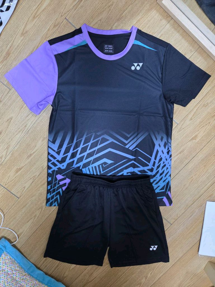 요넥스 운동복 배드민턴 유니폼 스포츠 의류 배드민턴복 상하의 한벌세트 판매 이미지