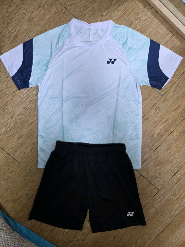 요넥스 운동복 배드민턴 유니폼 스포츠 의류 배드민턴복 상하의 한벌세트 판매 이미지