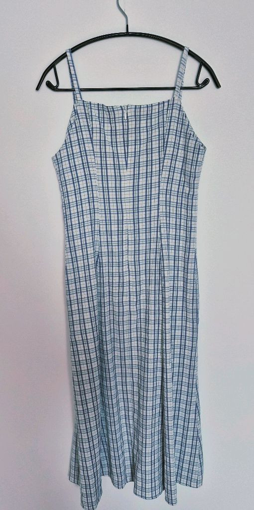 아틀리에나인 체크 뷔스티에 원피스(새상품) 이미지