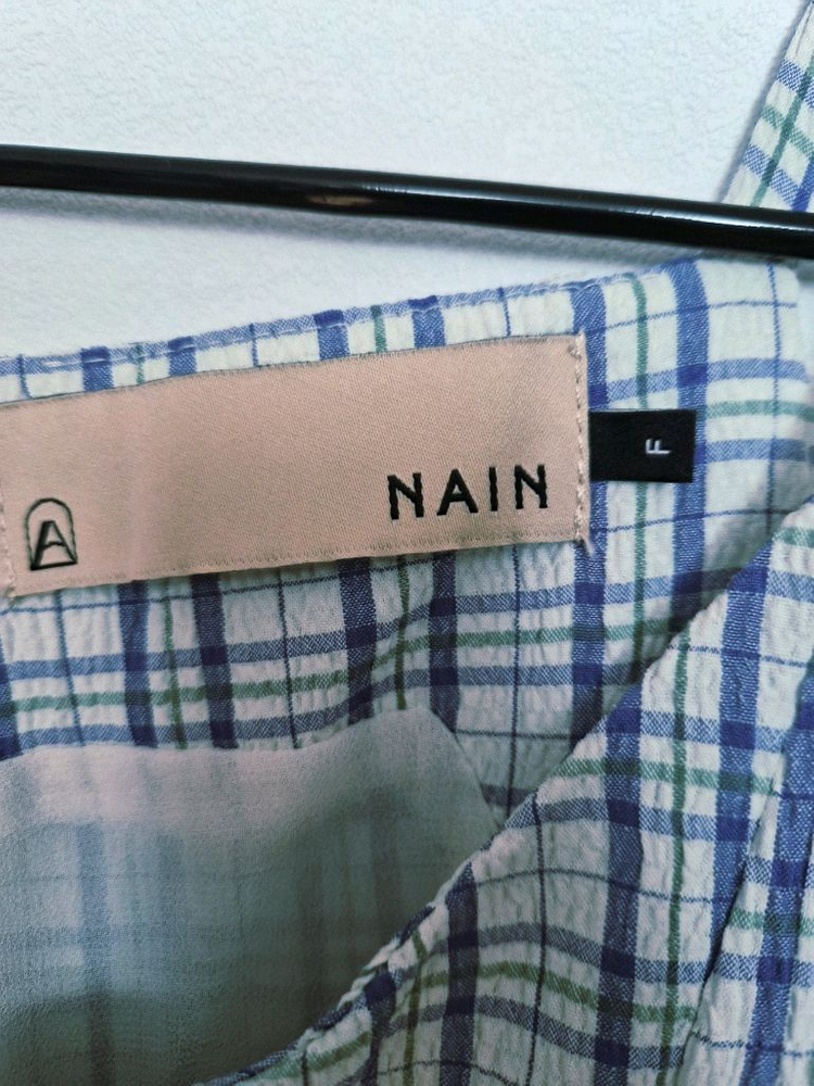 아틀리에나인 체크 뷔스티에 원피스(새상품) 이미지