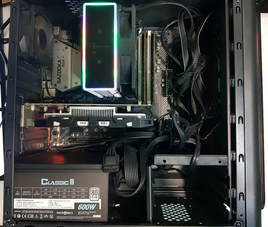 게이밍 컴퓨터 본체 i5-9600k,16gb , 이미지