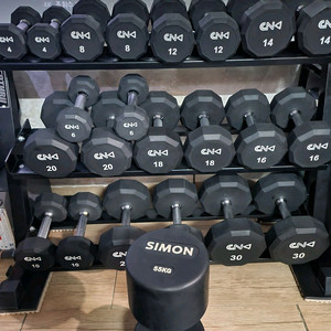 cnk 우레탄덤벨+데드스루 덤벨랙 가격다운(100안팔리면 본가 가져감) 이미지