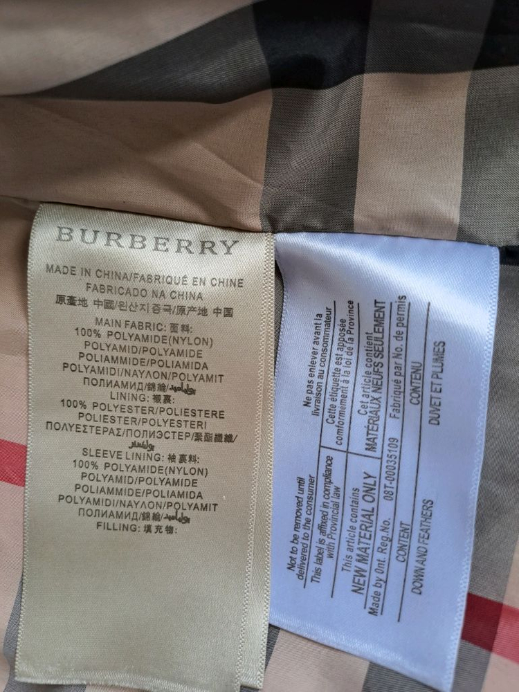 버버리 브릿 구스롱패딩 M 사이즈 이미지