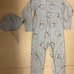 젤리멜로우 래쉬가드 120 모자포함 세트 이미지