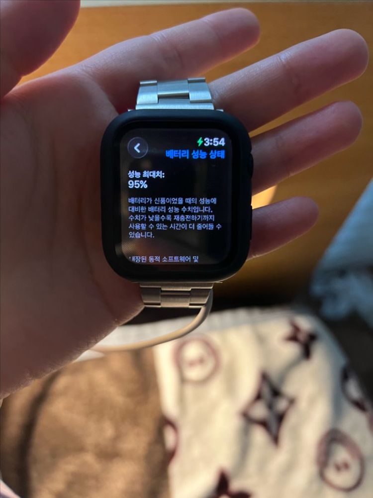 애플워치 SE 2세대 블랙 44mm GPS 모델 (급처) 이미지