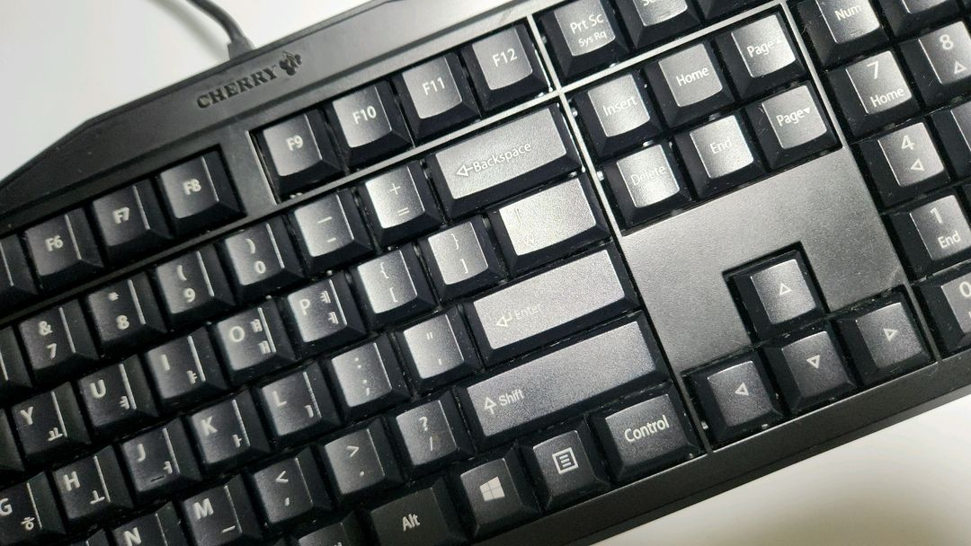 # 체리키보드 MX3800 USB 초기 레어 키보드 급처 / 적축 이미지