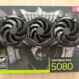 갤럭시 RTX5080 HOF 블랙 이미지