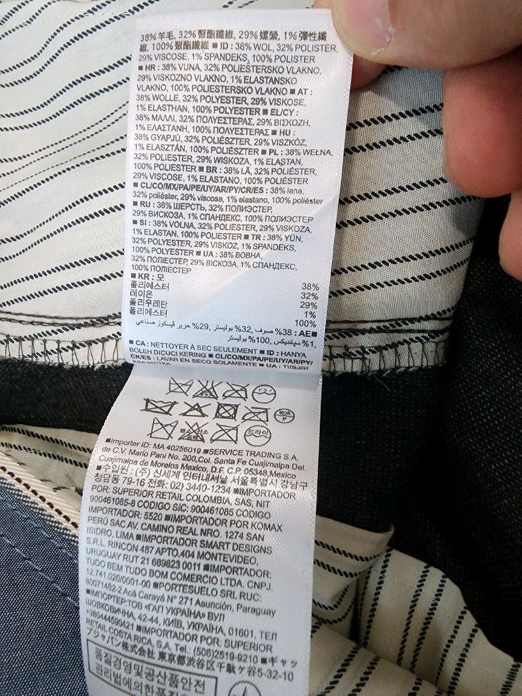 GAP 갭 남성 슬랙스 (34~35)인치 사이즈 남자 정장 바지 트라우저 이미지