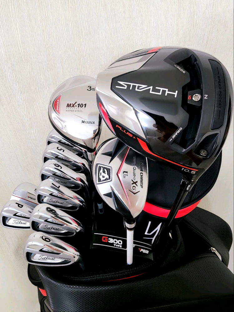급매! 남성용 타이틀리스트, 테일러메이드 골프채 풀세트! 이미지