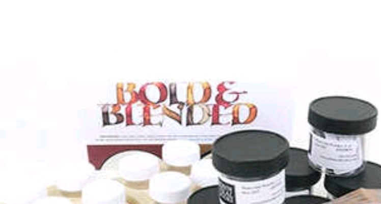 비스터 잉크 파우더 영문캘리그라피 딥펜 잉크 이미지