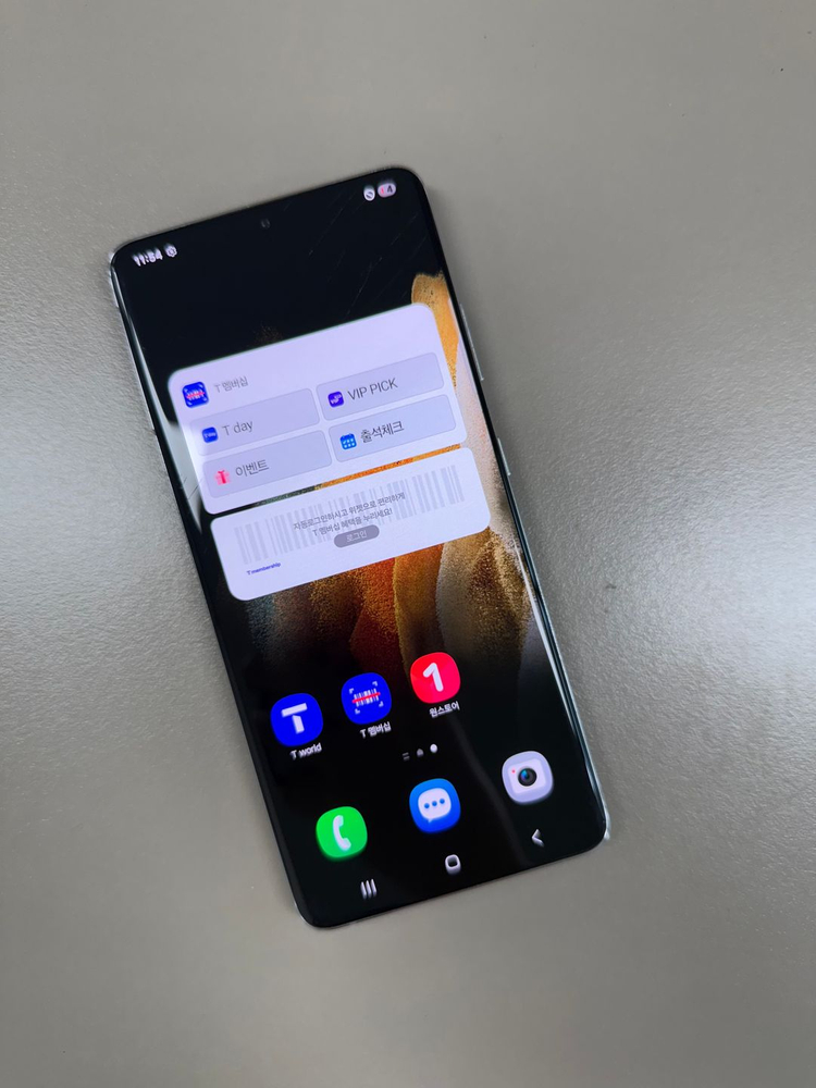 *24만원* 갤럭시S21울트라 그레이 실사용 추천 깨끗한 미파손 단말기 이미지