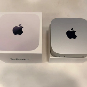 애플 맥 미니 (M4 16/256)풀박스(USB 허브/ HDMI 케이블/맥미니 실리콘 케이스 포함) 이미지
