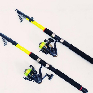 원투낚시대 3.3m 2대+4000번릴 2대+릴줄 이미지