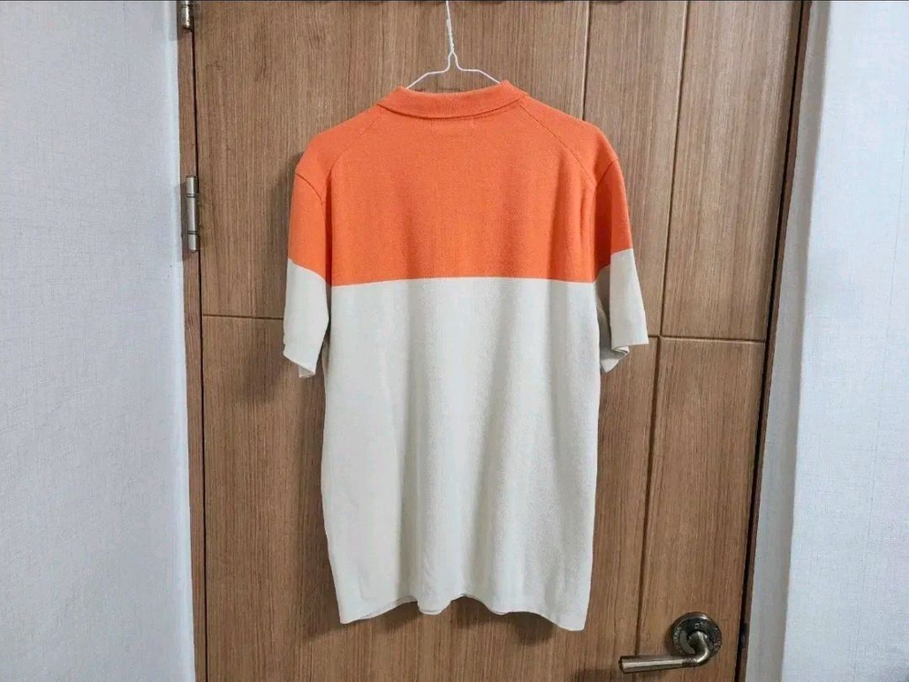 (105)빈폴 니트 반팔 카라티셔츠 이미지