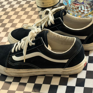 반스 올드스쿨 슬립온 280mm 슈프림 아카풀코골드 이미지