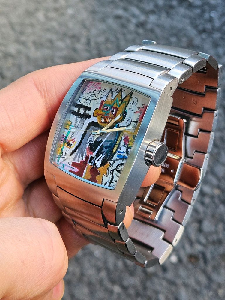 블랙다이스 빈티지시계 바스키아 이미지