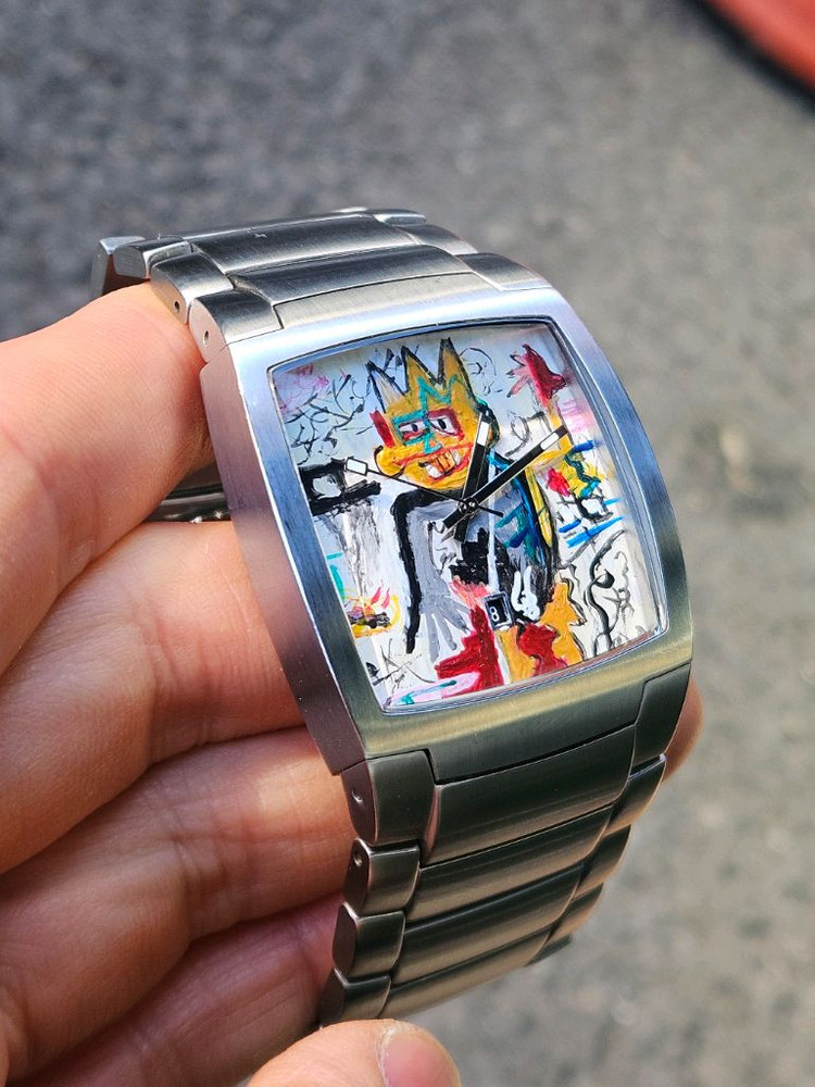 블랙다이스 빈티지시계 바스키아 이미지