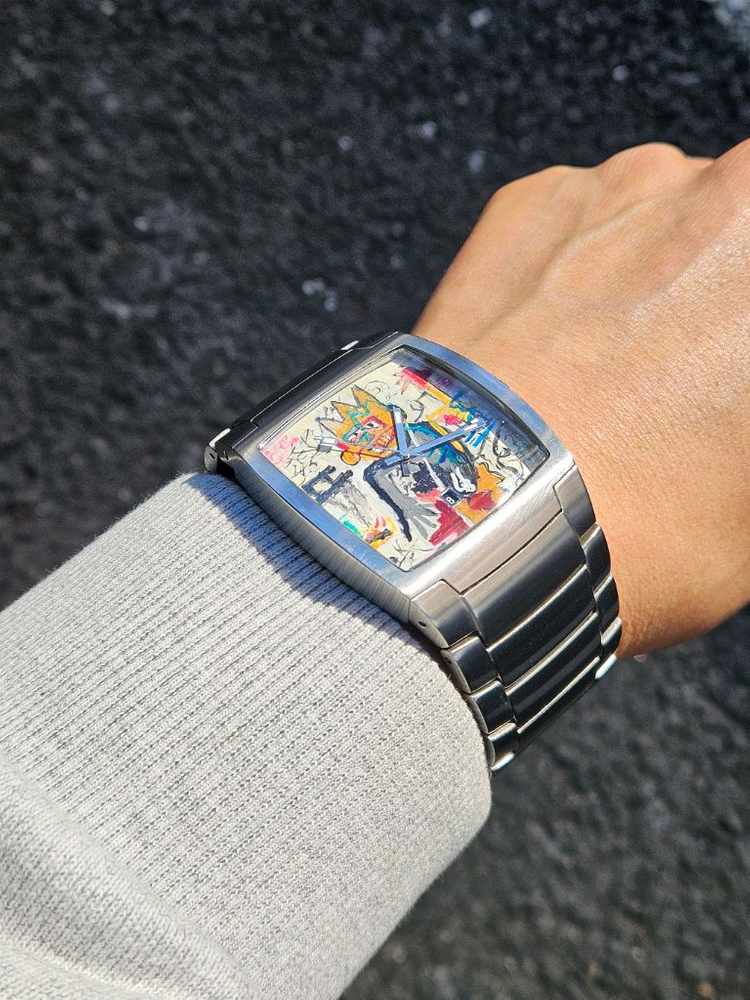 블랙다이스 빈티지시계 바스키아 이미지