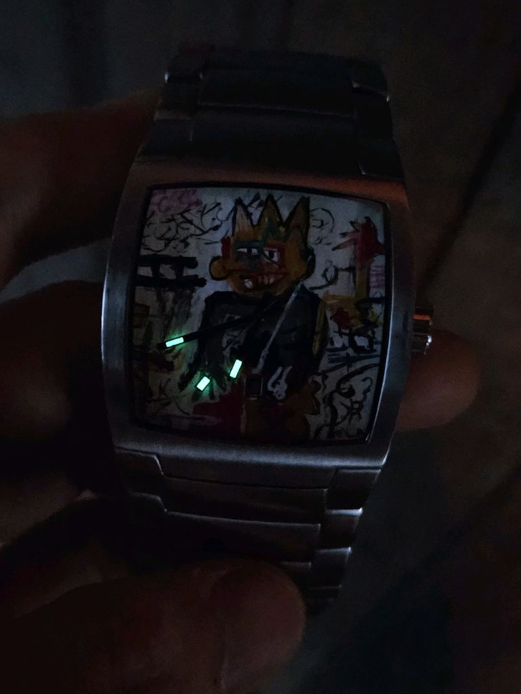 블랙다이스 빈티지시계 바스키아 이미지