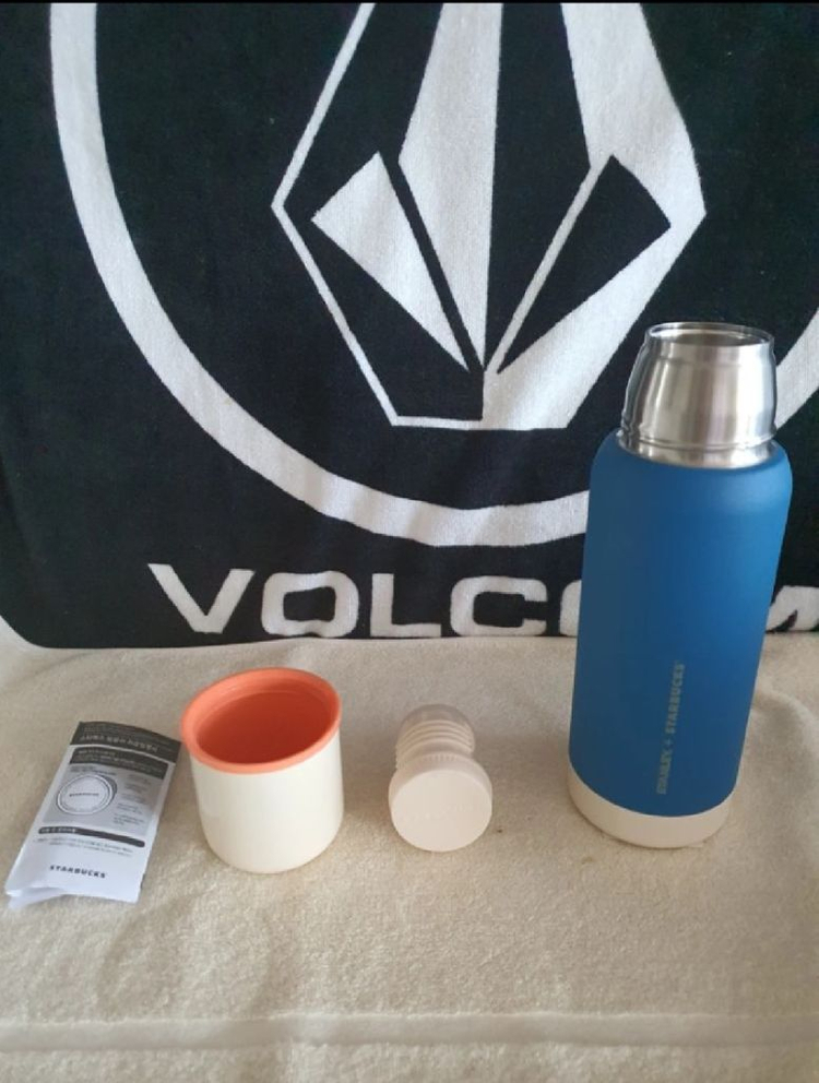 스타벅스 스탠리 블루 보온병 503ml 미사용 신품 이미지