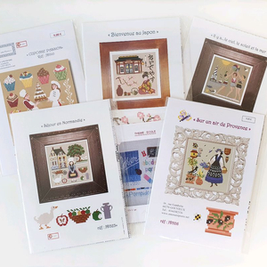 프랑스 A Mon Ami Pierre 액자 십자수도안 6종(새상품) 이미지