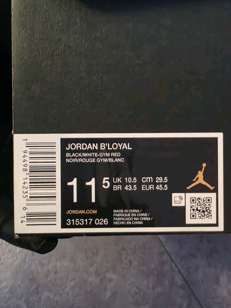 새상품_조던 B.LOYAL 295사이즈 팔아요 이미지